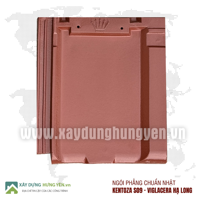 Ngói phẳng Kentoza S09 - đỏ